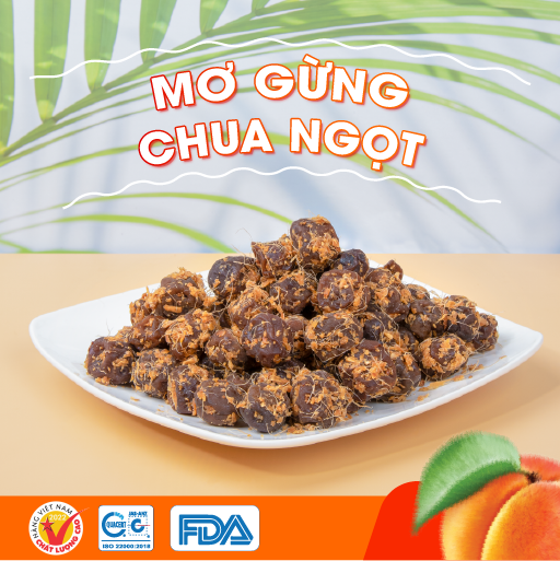 Mơ gừng chua ngọt